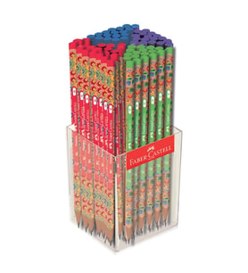 FABER CASTELL FLOWERS 2B YUVARLAK KURŞUN KALEM - TEKLİ