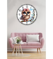 bilge Tasarım Çocuk Odası Duvar Saati 30 x 30 CM (Karışık)
