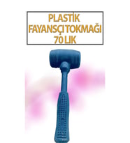 Kauçuk Tokmak Fayans Fayansçı Tokmağı Çekiç Seramik Karo Döşeme Parke Tadilat 70 lik Siyah