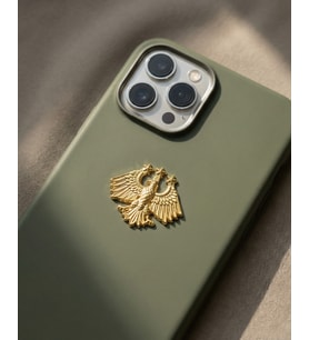 Telefon Arka Süsü Sticker Altın Kartal – Suriye’nin Yeni Sembölü altın Metal  A300083