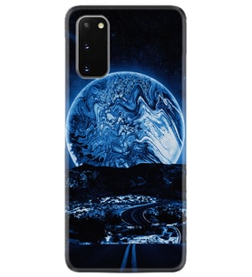 Samsung A02S A03S A10 A12 A13 A21S A22 Kılıf Desenli Silikon Mavi Gece 1605