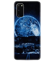 Samsung A02S A03S A10 A12 A13 A21S A22 Kılıf Desenli Silikon Mavi Gece 1605