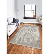 Bej Sade Desensiz Kaymaz Tabanlı Dekoratif Halı AR115 - 100 x 160 cm