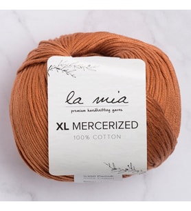 La Mia XL Mercerized Kahverengi El Örgü İpi - 211 - 33773