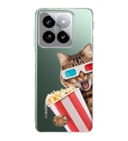 PrintiFy Xiaomi Mi 13 ile Uyumlu Kedi 1 Kamera Korumalı Şeffaf Kılıf
