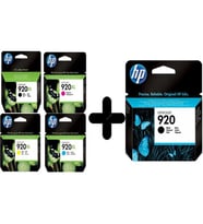 Hp 920XL Set + 920 Siyah Kartuş