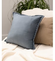 Koza Home İbiza Lacivert Kadife Yastık 43x43 5020