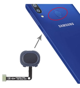 Samsung Galaxy M20 Parmak İzi Okuyucu Flex SM-M205F (Siyah)
