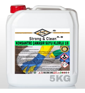 ÇAMAŞIR SUYU KONSANTRE 1/8 5KG