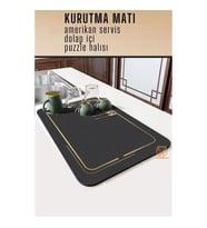 ModaCar Bulaşık Durulama Kurutma Matı Süzücü Emici D.Reohouri Design