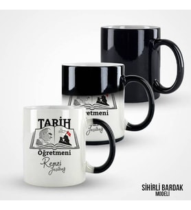 Öğretmenler Günü Hediyesi, Öğretmene Bardak, 24 Kasım Hediyelik, Kişiye Özel Fotoğraf Baskılı Sihirli Kupa Bardak, Renk Değiştiren Bardak, Fotoğraflı Sihirli Bardak