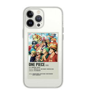 Iphone 15 Pro Uyumlu One Piece Desenli Şeffaf Telefon Kılıfı