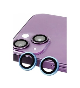 Apple iPhone 13 Mini Raze Metal Kamera Lens - Mavi