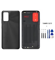 Xiaomi Redmi 9T FULL Kasa Arka Kapak Yan Tuş Takımı SİYAH - TAMİR SETİ