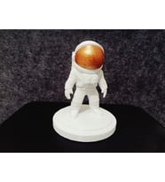 Astronot Biblo Heykel Obje Masa Dekoru M2