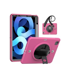 Newface Apple iPad Pro 11 (2020) Kılıf Strap-C Otterbox Tablet Kapak - Pembe