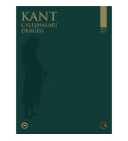 Kant Çalışmaları Dergisi Sayı 2