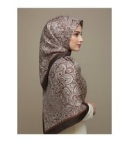 Zarif, Yaprak Desenli Soft Şal 70 x180