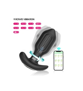 Sledgehammer Swing – Telefon Kontrollü Titreşimli anl tıkac (Siyah)