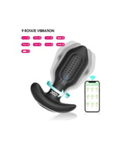 Sledgehammer Swing – Telefon Kontrollü Titreşimli anl tıkac (Siyah)