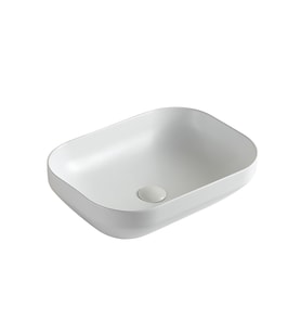 EY-4740MB Mat Beyaz Tezgah Üstü Lavabo