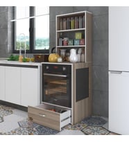 Kenzlife ankastre fırın dolabı gönül crd 165*60*56 mutfak çekmeceli