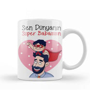 Babalar Günü Babaya Hediye 0101 Kupa Bardak Porselen