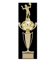 ODAK KUPA - Figürlü Kupalar - Voleybol Kadın Figürlü Kupalar FG-068 A - 48 cm
