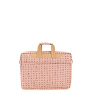 Bilik Deri Monogram Pembe-Camel Unisex Laptop & Evrak Çantası BRIEFCASE-MN