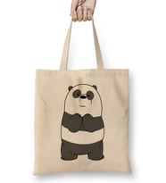 Panda Bear 01 Bez Çanta Uzun Saplı