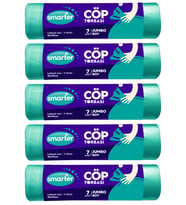 SMARTER 5 Lİ JUMBO BOY ÇÖP TORBASI 80x110cm ( ÇÖP POŞETİ )