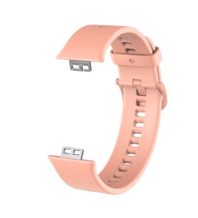 Lexroo Huawei Watch Fit KRD-43 Silikon Kordon - Pembe Açık