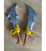 Riva Self God of War Kratos Kaos Bıçakları - 45 cm - Çiftli Set - Yüksek Detaylı 3D Baskı - Koleksiyonluk