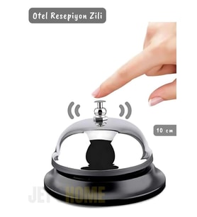 Otel Zili Resepsiyon Zili Restoran Zili Bar Zili Mutfak Zil Paslanmaz Çelik 10 cm