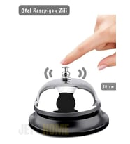 Otel Zili Resepsiyon Zili Restoran Zili Bar Zili Mutfak Zil Paslanmaz Çelik 10 cm