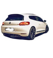 Volkswagen Scirocco (2009-2014)  Uyumlu Arka Difüzör (Plastik)