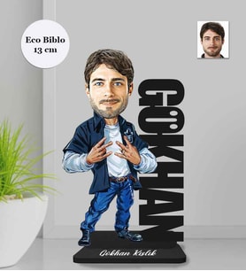Kişiye Özel İsimli Erkek Ahşap Eco Biblo -2