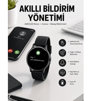 Akıllı Saat Çok Fonksiyonlu Sesli Görüşme NFC Uyumlu Amoled Ekran Yeni Nesil