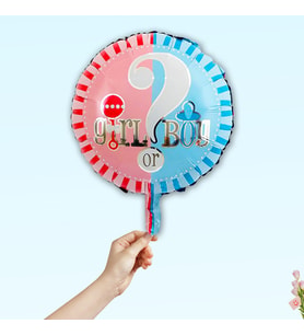 Girl or Boy Folyo Balon, 45 cm (STD)