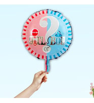 Girl or Boy Folyo Balon, 45 cm (STD)