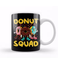 Cute & Funny Donut Squad Donut Lover Kupa Bardak Porselen