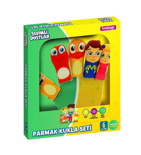 Sevimli Dostlar Parmak Kukla Seti 83926