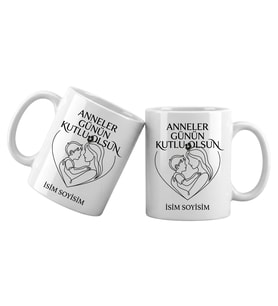 Anneye En Anlamlı Kupa – Kişiye Özel İsimli Tasarım