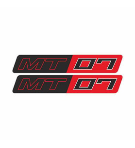 Yamaha Yamha Mt07 Uyumlu Kırmızı 15X2 Cm Damla Sticker