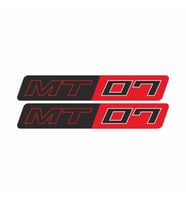 Yamaha Yamha Mt07 Uyumlu Kırmızı 15X2 Cm Damla Sticker