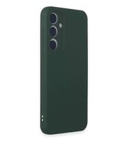 Newface Samsung Galaxy A35 5G Kılıf First Silikon - Koyu Yeşil