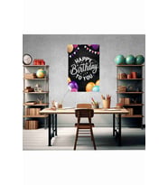 Happy Birthday - Doğum Günü TemalıFotoğraf Panosu Branda 100x150