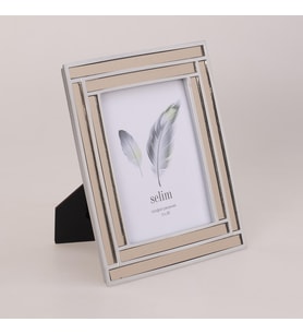 15x20 Lara Aynalı Çerçeve Gümüş