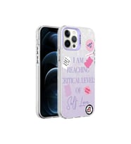 Apple iPhone 12 Pro Uyumlu Kılıf Mermer Desenli Zore Marbello Kapak (Mor)