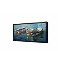 Tablosan Yan Yana Sandallar Çerçeveli Cam Tablo